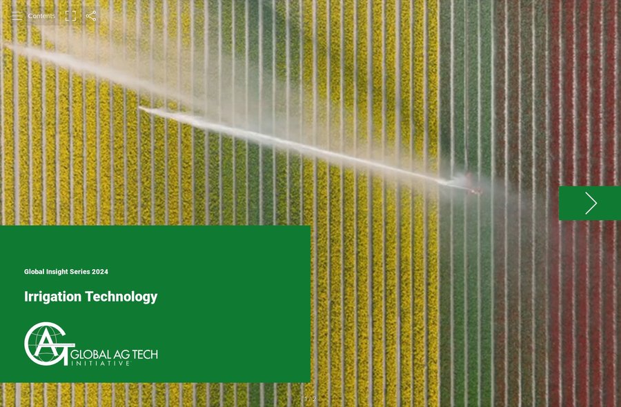 global insight series 2024 Irrigation Technology irrigation technology cover