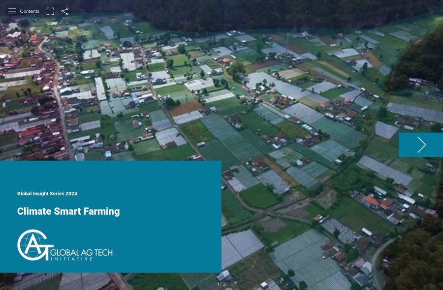 global insight series 2024 climate smart farming climate smart farming cover